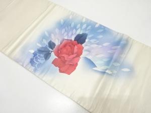 薔薇模様　袋帯